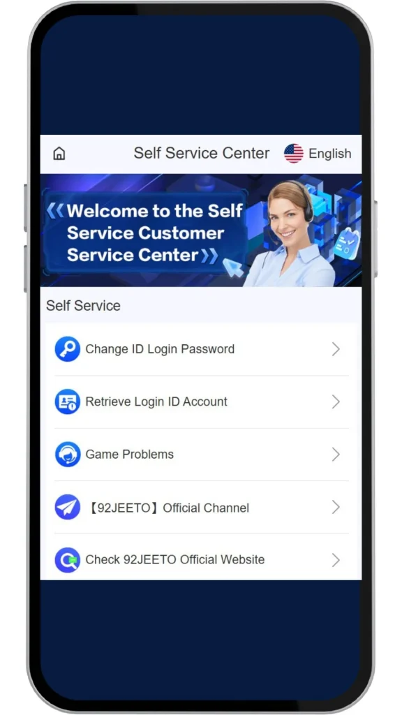 92 jeeto customer Service page